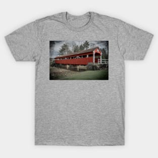 Trostletown Covered Bridge Stoystown Pennsylvania T-Shirt